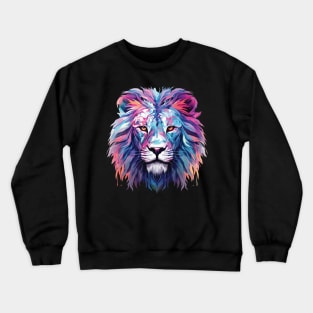 Holographic Lion - modern style gift Crewneck Sweatshirt